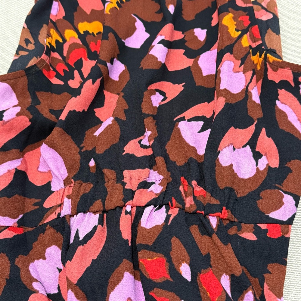 Cabi Style #4454 Sleeveless Monarch Dress Size M - Brown, Pink & Orange - Picture 8 of 8